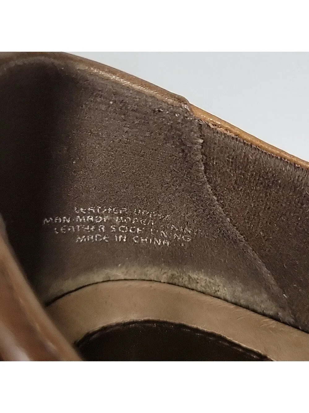 Women's Earth Wanderlust Retro Flapper Light/Dark Brown Leather Heels, Size 12B
